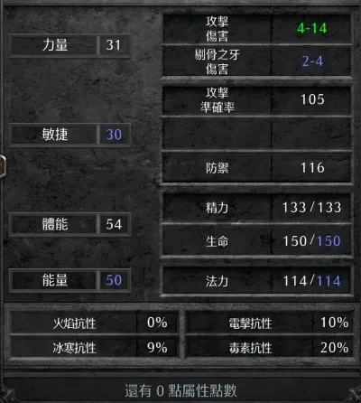 暗黑破坏神2角色属性解析：四大基础属性与职业特性详解