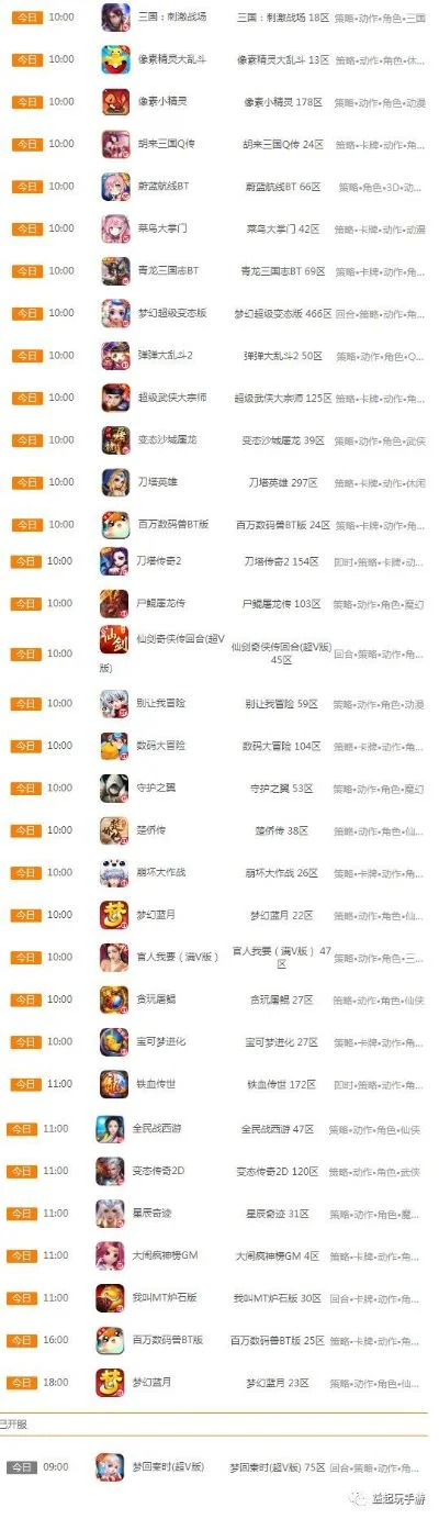 手游排行榜六月新开服-六月手游新服盘点